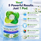 Tossit Laundry Pods (Aqua Fresh + Fresh Bloom)